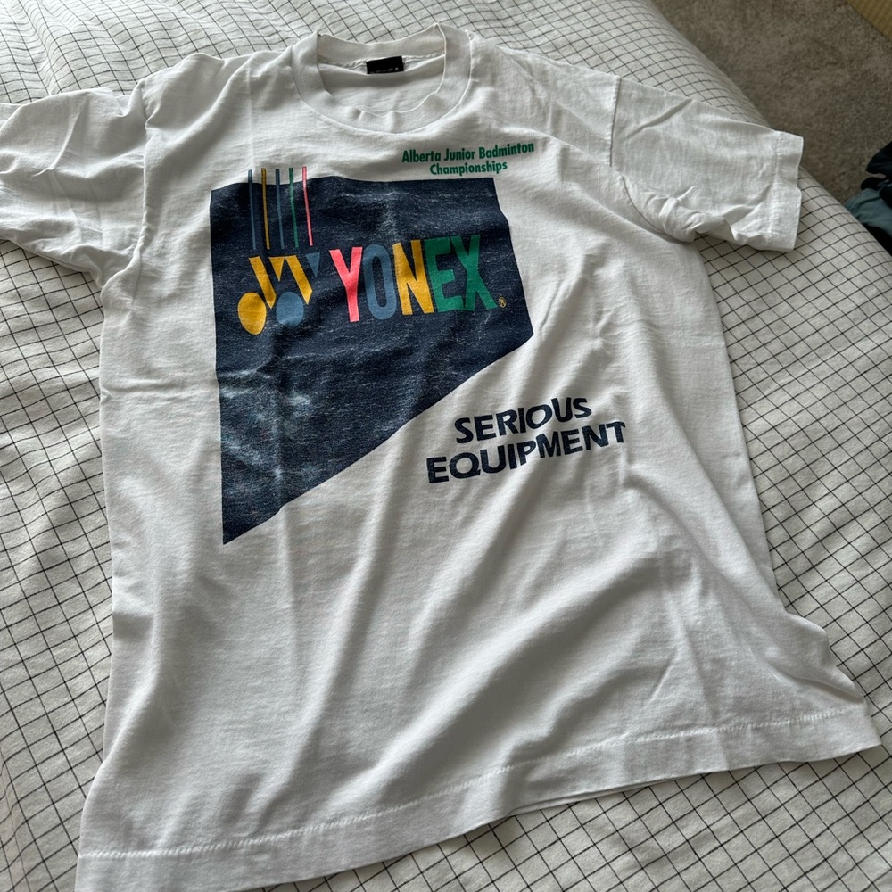 Vintage Yonex Tee Shirt Screen Stars Best Made in USA